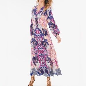 Chico's | Dresses | Chicos Denim Maxi Dress | Poshmark